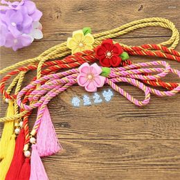 Belts Japanese Kimono Feng Waist Rope Bathrobe Belt Decoration Cherry Blossom Put Joker Crony Hanfu Fringed The Sealing