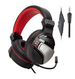 new Over-Ear Wired Gaming Headphones Steel Headband Headset With Microphone for PC Computer PlayStation PS5 ps4 Xbox one Series laptop Nintendo switch DELL MacBook