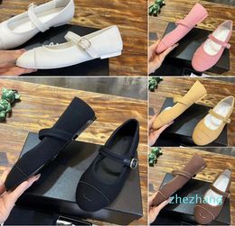 Designer Shoes Women Mary Jane single shoes fashion Casual Ballet Flats luxury leather Slingbacks sandal