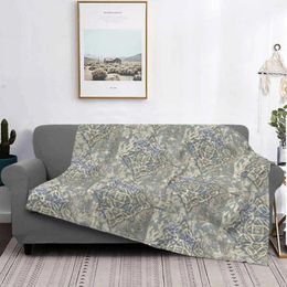 Blankets Silver Ambiance Luxury Pattern Creative Design Comfortable Flannel Blanket Interior