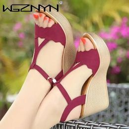 Boots Fashion Shoes Women Sandals Platform High Heels Sandals Women Summer Shoes Ladies Sandal Heels Wedge Open Toe Sandalia Plataform