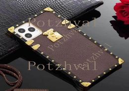 Luxury Classic Square Square Phone Cases For Samsung Galaxy S22 Ultra S21 S20 FE Plus S10 S9 Note 20Ultra 20 10Plus 10 9 Designer 7962543