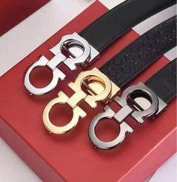 Mens Woman Belts Classic Smooth Buckle Genuine Leather Belt Highly Quality Come with Gift Box and Handbag9399450