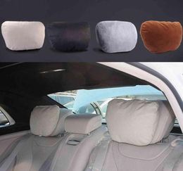 2Pcs Car Headrest Neck Support Pillow Cushion for Mercedes Mayboch S 300 S400 S500 S600 E200 E300 E320 C200l8017282