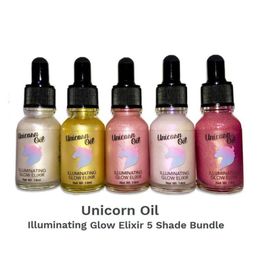 2017 Unicorn Oil Illuminating Glow Elixir 14ml 5 Colours Highlighters Unicorn Highlighter Bronzers Cosmetics 5495548