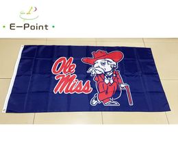 Ole Miss s Flag 3*5ft (90cm*150cm) Polyester flag Banner decoration flying home & garden flag Festive gifts8208508