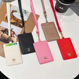 Big Card Holder Card Holders Cards Clamp Work Permit Lanyard Hanging Neck Applicable Card Holder Unisex Leather Case Document Package