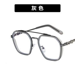 Designer Ch Cross Glasses Frame Chromes Brand Sunglasses Eyeglass for Men Trendy Oversized Myopia Equipped Retro Black Gold Eyes Heart High Quality 2024 8t37