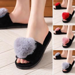 Slippers Women's Cow Cotton Warm Home Cute Soft Plush House Sandals Woman Summer 2023 Shoes For Women Sapatos Femininos