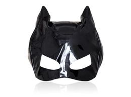 Massage Cosplay Adult Sexy Love Games Thin Patent Leather Mask Sexy Toys For Woman Fetish Mask Bondage Hood Erotic Sexy Products6907610
