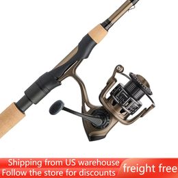 Fishing Rods Fishing Rod With Full Reel Rod Kit and Reels Set Combo Sports Entertainment freight free 231228