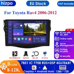 4G Car Android Gps Navigation Player for Toyota RAV4 Rav 4 2006 2007 2008 2010 2011 2012 2DIN Autoradio Multimedia Stereo Audio