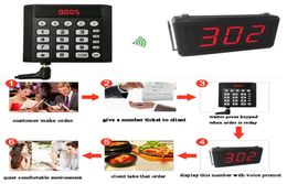 Queue Wireless Calling System Electronics 3 number receiver host keypad caller1129933