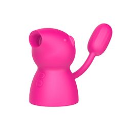 Piglet suction device, fun toy, female tongue licking vibrator, sex products, adult equipment, flirting products, g