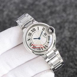 Luxury Ladies Watch 33mm white Dial Diamond bezel Two-Tone Stainless steelWomen's quartz movement Wristwatches