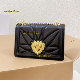 Evening Bags Cross Body Bag Peach Devotion heart Women Underarm Shoulder 2024 Handbags Hobo Bags Chain Genuine leather Handbag purse Lady Pouch Wallet Fashion