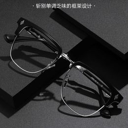 Designer Ch Cross Glasses Frame Chromes Brand Sunglasses Eyebrow for Men Sturdy Style Paired New Eyeglass Heart Luxury High Quality Frames Free Shipping 2024 Sa6k