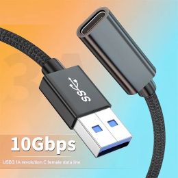 USB C Female to USB Male 3.0 Adapter 10Gbps USB to Type C Converter Flash Drive Connector For Xiaomi POCO F3 Redmi Oneplus Data Cable