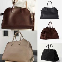 The Rown designer bag Totes Large Capacity Margaux 17 Suede Luxury Handbag Women Park Totes Leather Shoulder bags Purse