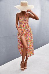 Casual Dresses An Summer Beach Women High Waist Fit And Flare Dress
