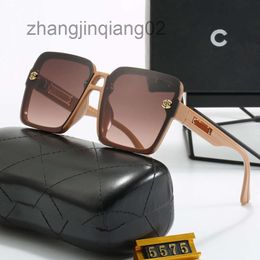 Designer Channel Chanelle Sunglasses Cycle Luxurious Fashion Sports Polarise Cc Sunglass Men Woman Vintage Driving Beach Orange Goggle Square Sun Glasses