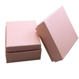 7 3 7 3 3 5cm White Pink Box For Jewellery Necklace Pendant Gift Packaging Boxes Ring Earring Carring Cases G11622446