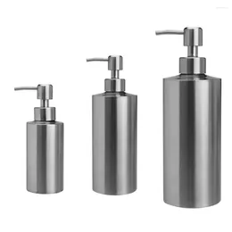 Liquid Soap Dispenser Bottle Gel 304 Stainless Steel Kitchen Bathroom Lotion Pump 250ml350ml550ml