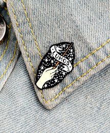 New Cartoon LUMOS Magic Wand Spells Magician Enamel Pins Enchanted Pentagram Sky Lapel Badges Brooches Backpack Jewellery Gift for S1395123