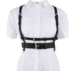 Belts Fashion Punk Leather Harness Belt Strap Girdle Sexy Women Handmade Decorative Shirt Dress Vest BeltBelts2557639