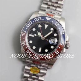 Basel Watch of Men 40mm World Super 5 Stars Factory Men's Blue Red Ceramic Bezel Automatic Cal 3285 Movement 904L Steel Brac295j