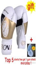 training gold boxing gloves fighting ship printed boxing gear handmade synthetic leather fight glove combat boks gear3550948