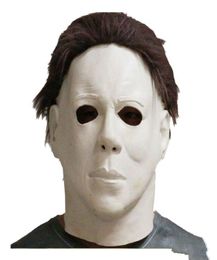 Top Grade 100 Latex Scary Michael Myers Mask Style Halloween Horror Mask Latex Fancy Party Horror Movie Party Cosplay wl11625697302