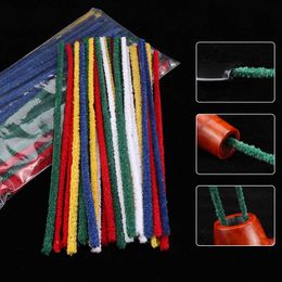 Smoking Pipes Cleaning Sliver Cotton Strips Tool Flue Hand Made 100 pieces a lot 16.5cm Dry Herb Tobacco Smoking Pipe White Fittings Accessories Consumables Colorful