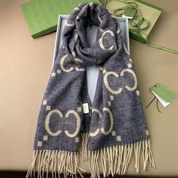 Designer scarf luxury soft scarf for women autumn winter wool cotton warm shawl wedding outdoor Travel Letters skating scarves cashmere
