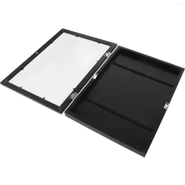 Frames Retro Decor Box Oil Painting Display Case Density Board Memory Frame