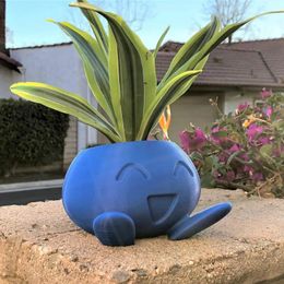 Oddish Planter Flower Pot Succulent Plant 231228