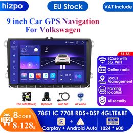 4G Android 12 2 Din Car Radio GPS Multimedia Player for Vw//golf/passat/b7/b6/skoda/seat/octavia/polo/tiguan Autoradio