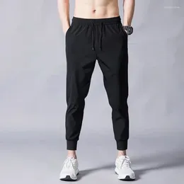 Men's Pants Sport Joggers Men Thin Quick Dry Casual Harem Man Elastic Breathable Loose Trousers Cool Jogging Sportswear 2023 5XL