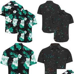 Motorcycle Apparel Hawaiian Men Shirts 2023 New Forma 1 Team Logo Mens Shirt Summer Racing Brand Casual Beach Fashion Button Drop Deli Dhyst