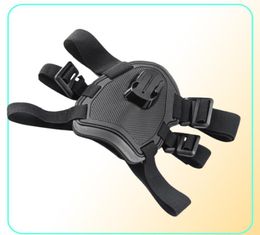 Dog Collars Leashes 1Pcs Adjustable Harness Chest Strap Mount Action Camera Holder Base Hero Sports Accessories4781792