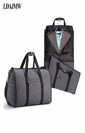 Largecapacity Folding Waterproof Suit Travel Bag Multifunction Handbag Clothing Travel Storage Bag Men039s Shirt Suit Organiz2242930