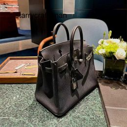 Women Handbag BK Handmade bag for women bk25/30 togo calf leather handbag with black gold and silver buckle