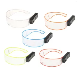 Sunglasses LED Visor Futuristic Light Glasses Party Accessories