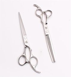 65quot 185cm 440C High Quality Sell Barbers039 Hairdressing Shears Cutting Thinning Scissors Professional Human Hair Sc1451064