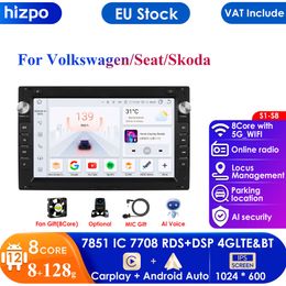 4G Carplay Android Auto Radio for VW Golf 4 Passat POLO Transport T5 Multivan Seat Jetta Car Multimedia GPS 2din Autoradio Audio