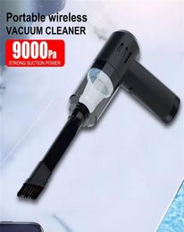 Portable wet and dry car vacuum cleaner for household appliances 120W power 9000pa suction mini 2022 new wireless cleaner196H9700720