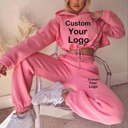 Fashion Women Track Suits Sports Wear Jogging Suits Ladies Hooded Tracksuit Set Clothes HoodiesSweatpants Sexy Suit 231228