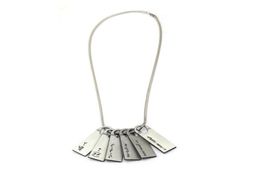 Death Stranding Necklace Sam Metal Pendant Titanium Chain Men Necklaces Charm Choker Gifts Game Jewelry7221306