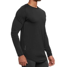 Lu Men Yoga Outfit Sports Long Sleeve T-shirt Mens Sport Style Tight Training Fitness Clothes Elastic Quick Dry Wear warm High quality 06