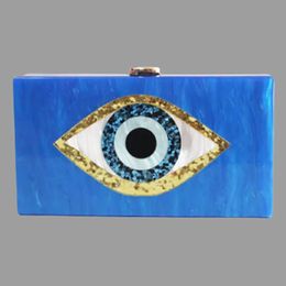 Bags Fashion Marble Acrylic Bags Vintage Women Messenger Bags Evil Eye Evening Clutch Bags Party Prom Handbags Wedding Party Wallet